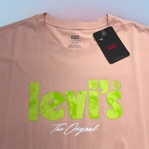 LEVI’S Men’s 2XL Pale Pink Graphic T-Shirt